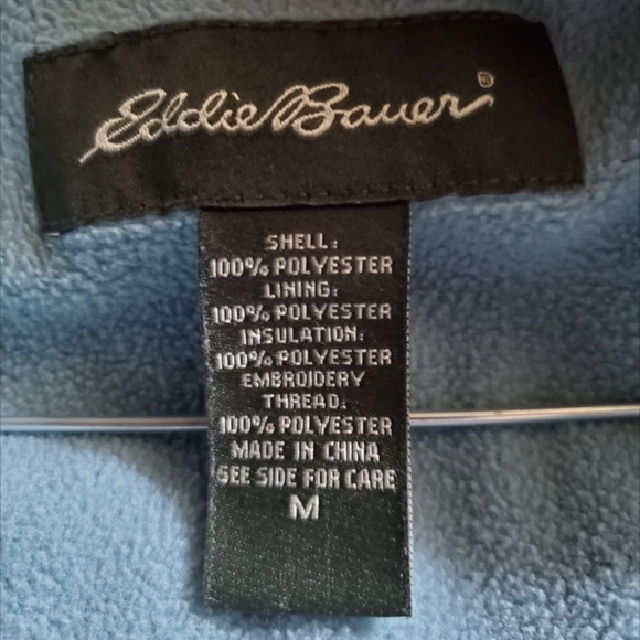 Eddie bauer- Embroidered Jacket Coat Fleece Lined  Women's Medium - Picture 11 of 12